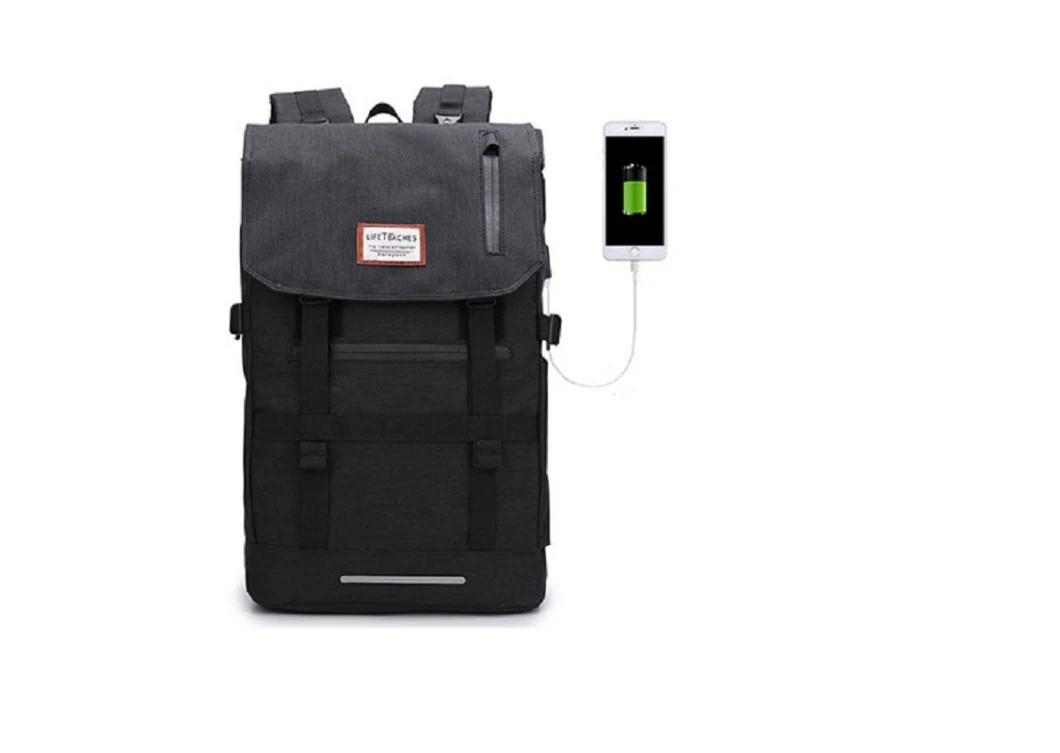 Large Capacity, Daypack, Business, Commute, School, Travel Roll Top Backpack, with USB Port Bl17172